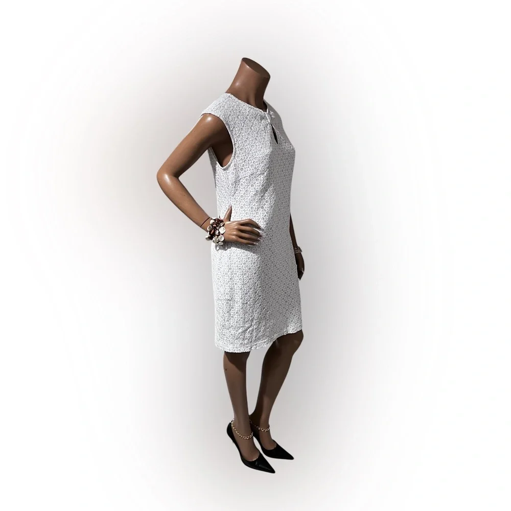 Sharagano White Dress Very Elegant and Stunningly Beautiful☑️ - Picture 7 of 9